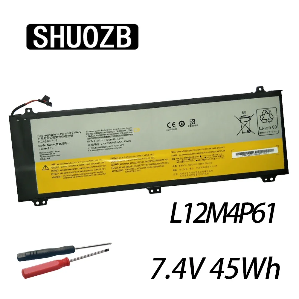 SHUOZB L12M4P61 Laptop Battery For Lenovo IdeaPad U330 U330p U330t 2ICP6/69/71-2 L12L4P61 7.4V 45WH 6100mAh Free Tools
SHUOZB L12M4P61 Laptop Battery For Lenovo IdeaPad U330 U330p U330t 2ICP6/69/71-2 L12L4P61 7.4V 45WH 6100mAh Free Tools