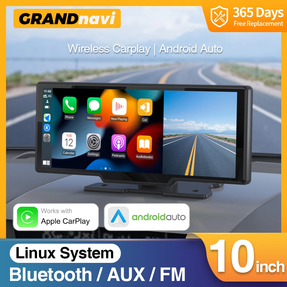 Grandnavi 4K Car Dash Cam Carplay Android Auto Video Recorder Car Mirror DVR Navigation Voice Control WIFI Dashboard Rearview
Grandnavi 4K Car Dash Cam Carplay Android Auto Video Recorder Car Mirror DVR Navigation Voice Control WIFI Dashboard Rearview