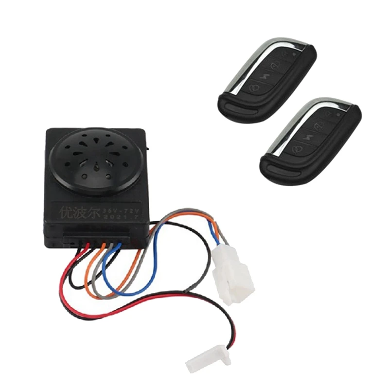 36V-72V Electric Scooter Alarm System Dual Remote Control Security Moped Alarm Accessories Waterproof Bike Alarm
36V-72V Electric Scooter Alarm System Dual Remote Control Security Moped Alarm Accessories Waterproof Bike Alarm
