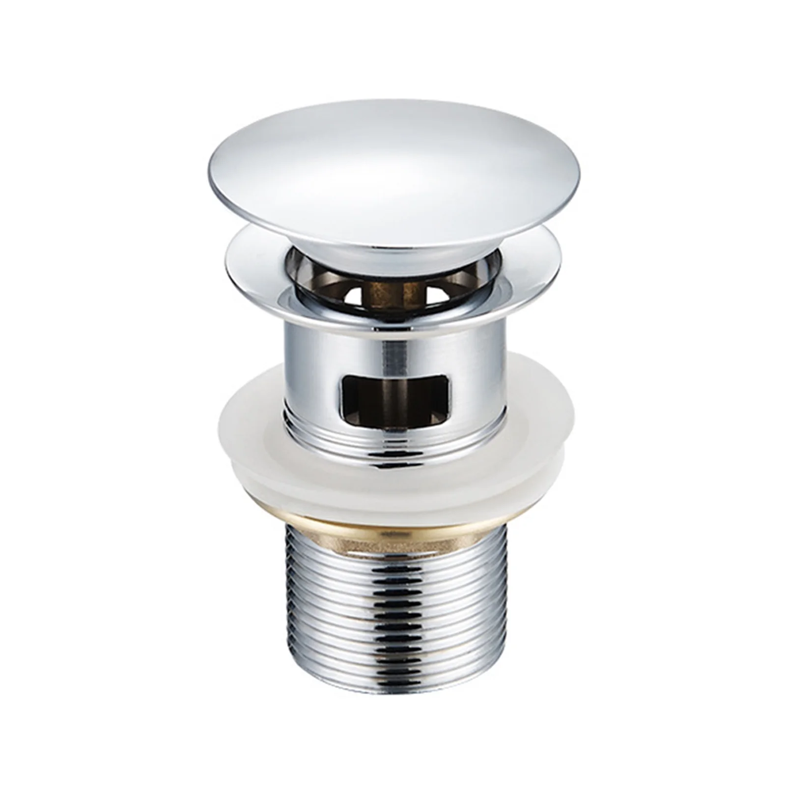 Bounce Drain Copper Core For Round Lavatory Sinks Bathroom Bouncing Press Basin Drain Sink Eject Button
Bounce Drain Copper Core For Round Lavatory Sinks Bathroom Bouncing Press Basin Drain Sink Eject Button