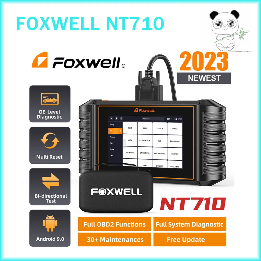 Автомобильный OBD2 сканер Foxwell NT710 считыватель кодов двунаправленный диагностический сканер все системы 30 + Сброс OBD2 Лучший Автомобильный сканер 
Автомобильный OBD2 сканер Foxwell NT710 считыватель кодов двунаправленный диагностический сканер все системы 30 + Сброс OBD2 Лучший Автомобильный сканер