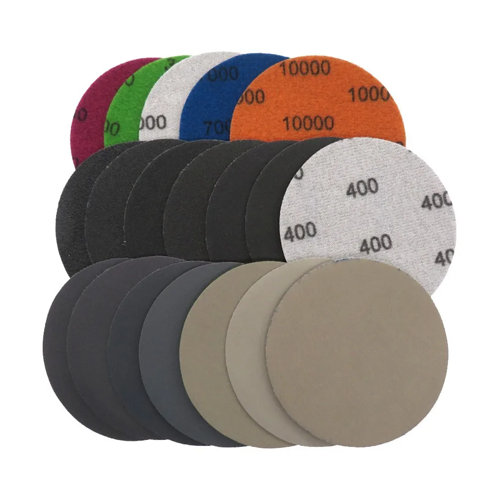 50pcs 3Inch Wet And Dry Sanding Discs Sandpaper Hook&Loop Pads Grit 600-10000 For Polishingk Abrasive Tool Accessories
50pcs 3Inch Wet And Dry Sanding Discs Sandpaper Hook&Loop Pads Grit 600-10000 For Polishingk Abrasive Tool Accessories