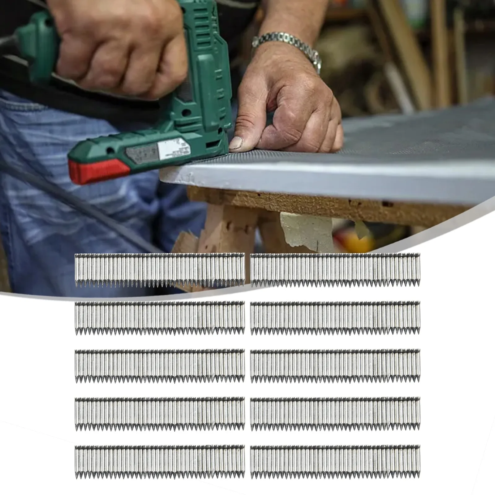 Steel Cement Nails Accessories For Flooring Cement For ST18 Manual Nailer Hardware Nails Silver Straight Nailing Tool Brand New
Steel Cement Nails Accessories For Flooring Cement For ST18 Manual Nailer Hardware Nails Silver Straight Nailing Tool Brand New