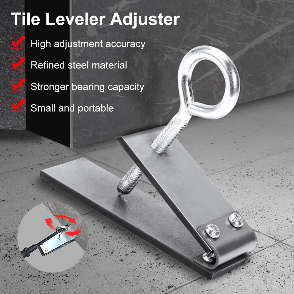 Tile Height Regulator Adjustable 1-5.5cm Wall Ceramic Tile Locator 250KG Support Galvanized Steel Tile Lifter Leveling Device
Tile Height Regulator Adjustable 1-5.5cm Wall Ceramic Tile Locator 250KG Support Galvanized Steel Tile Lifter Leveling Device
