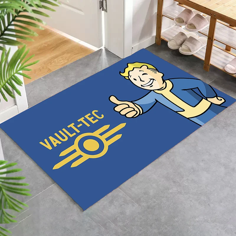 

Vault Tec Kitchen Carpet Prayer Mat Custom Living Room Anime Rug Rugs Rug for Bedroom Mats House Entrance Mat Home Decoration