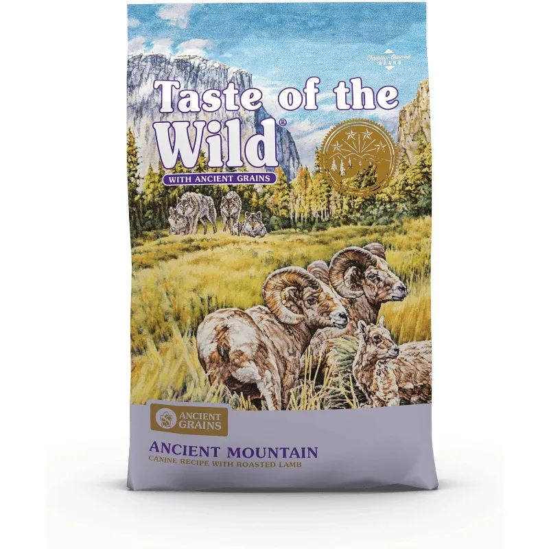 

Taste of the Wild with Ancient Grains Ancient Mountain Canine Recipe with Roasted Lamb Dry Dog Food