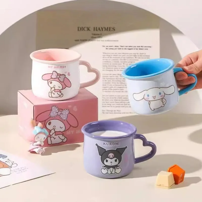 Sanrio My Melody Cinnamoroll Kuromi детский дом питьевая вода Молоко керамическая чашка в граммах милый мультяшный аниме персонаж подарок для девочки
Sanrio My Melody Cinnamoroll Kuromi детский дом питьевая вода Молоко керамическая чашка в граммах милый мультяшный аниме персонаж подарок для девочки