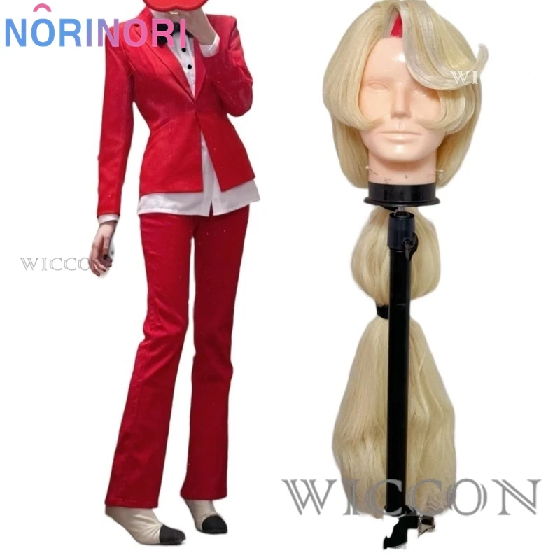 

Charlie Cosplay Fantasy Wigs Anime Cartoon Hotel Disguise Costume Adult Women Shirt Bow Tie Female Halloween Roleplay Clothes