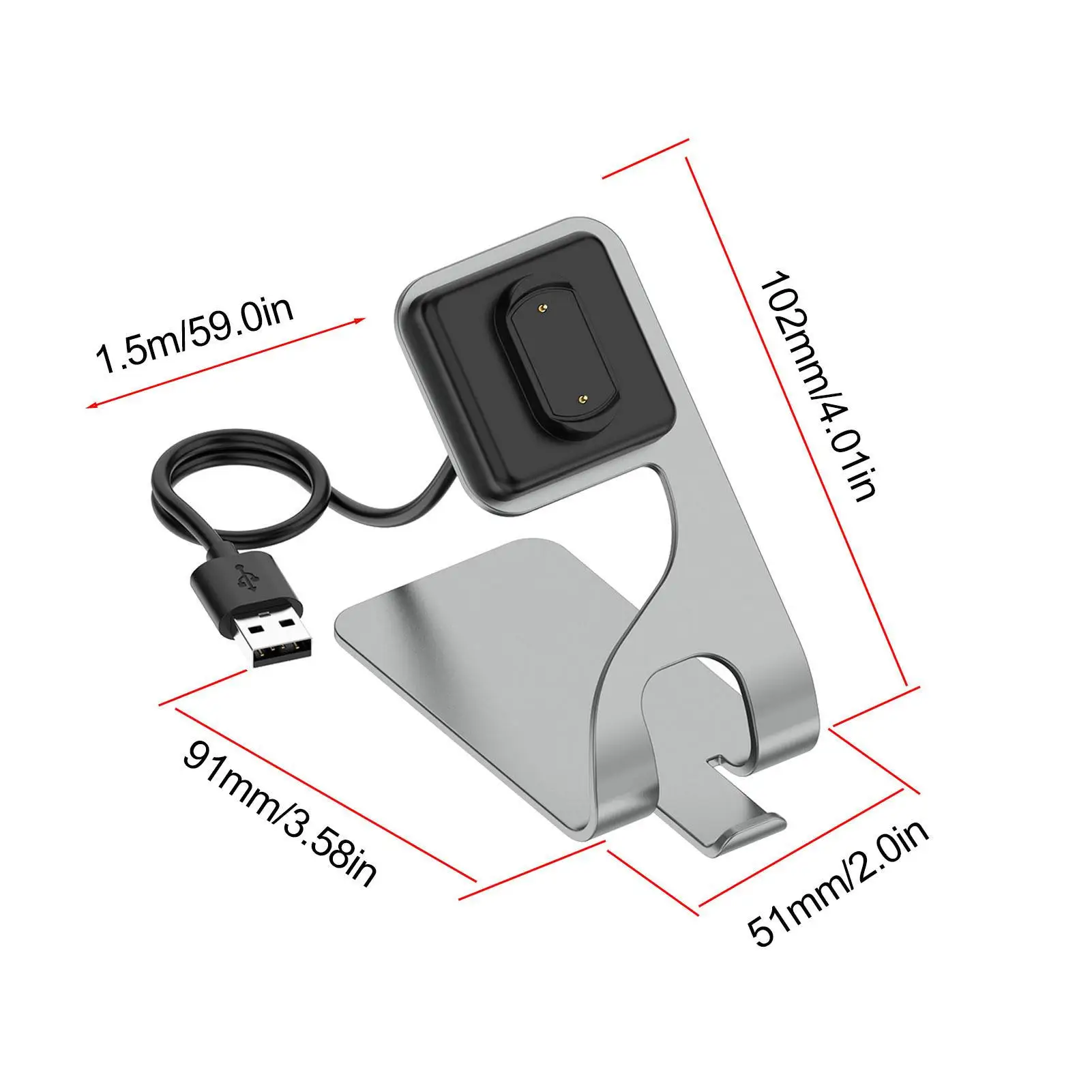 USB Pedestal Data Charger Dock Stand Station Charging For Smart Watch GTR4/GTS3/T-Rex2 Watch Desktop
USB Pedestal Data Charger Dock Stand Station Charging For Smart Watch GTR4/GTS3/T-Rex2 Watch Desktop