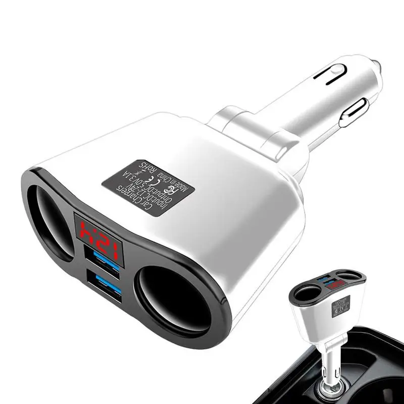 

Быстрое Автомобильное зарядное устройство USB автомобильная зарядная головка с ЖК-дисплеем компактный размер 3,1 а 12-24 В Автомобильная зарядная вилка для внедорожников автомобилей RVs и грузовиков
