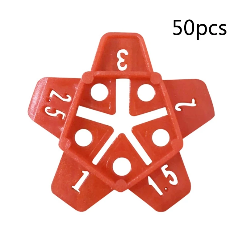 50 pcs Reusable Level Wedges Tile Spacers 1mm/1.5mm/2mm/2.5mm/3mm Tile Leveling System Leveler Locator Spacers Plier
50 pcs Reusable Level Wedges Tile Spacers 1mm/1.5mm/2mm/2.5mm/3mm Tile Leveling System Leveler Locator Spacers Plier