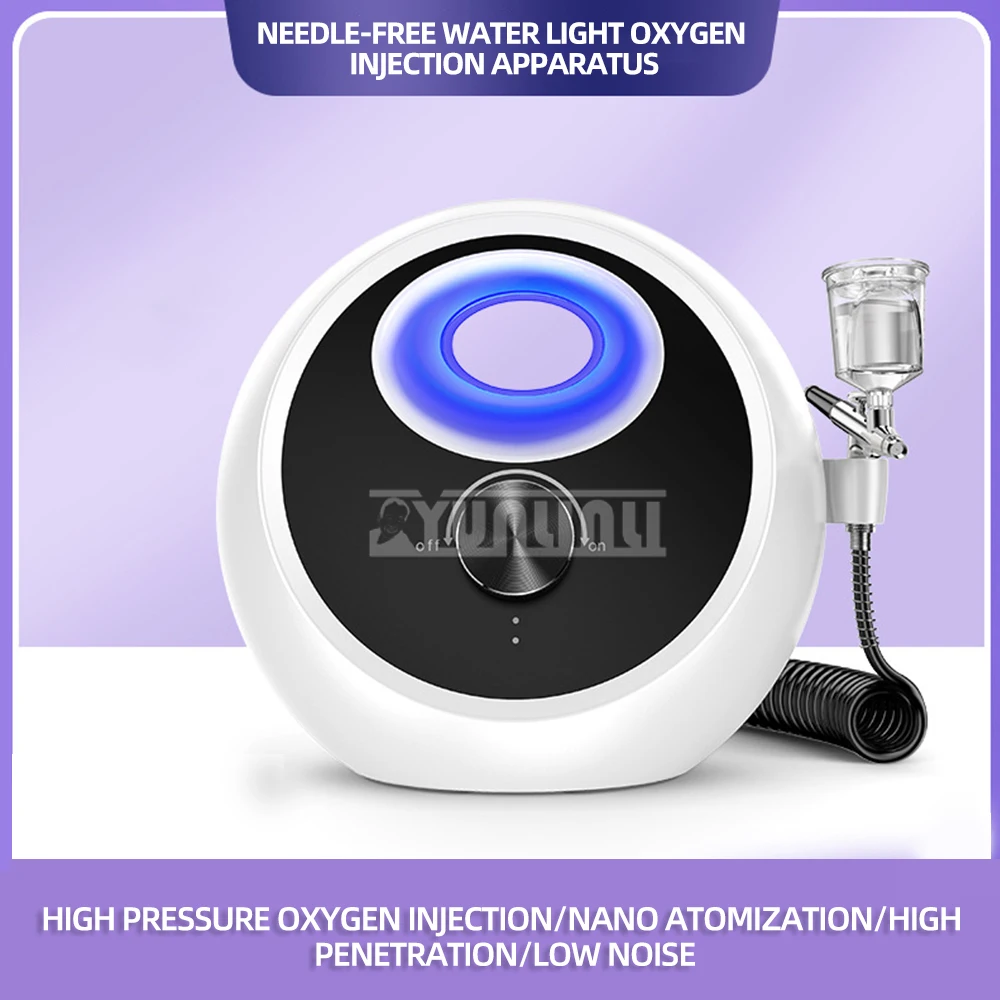 

Household Hydration Spray High Pressure Oxygen Injection Instrument Portable Handheld Non-light Water Needle Beauty Instrument