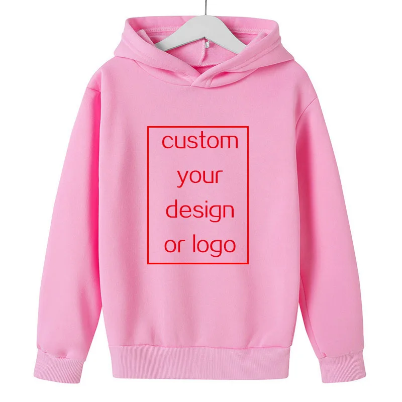 

Customize DIY Your Own Design Kids Hoodies Custom Desing Sweatshirts Baby Boy Girl Hoodie Children's Clothes Teen Top Tracksuit