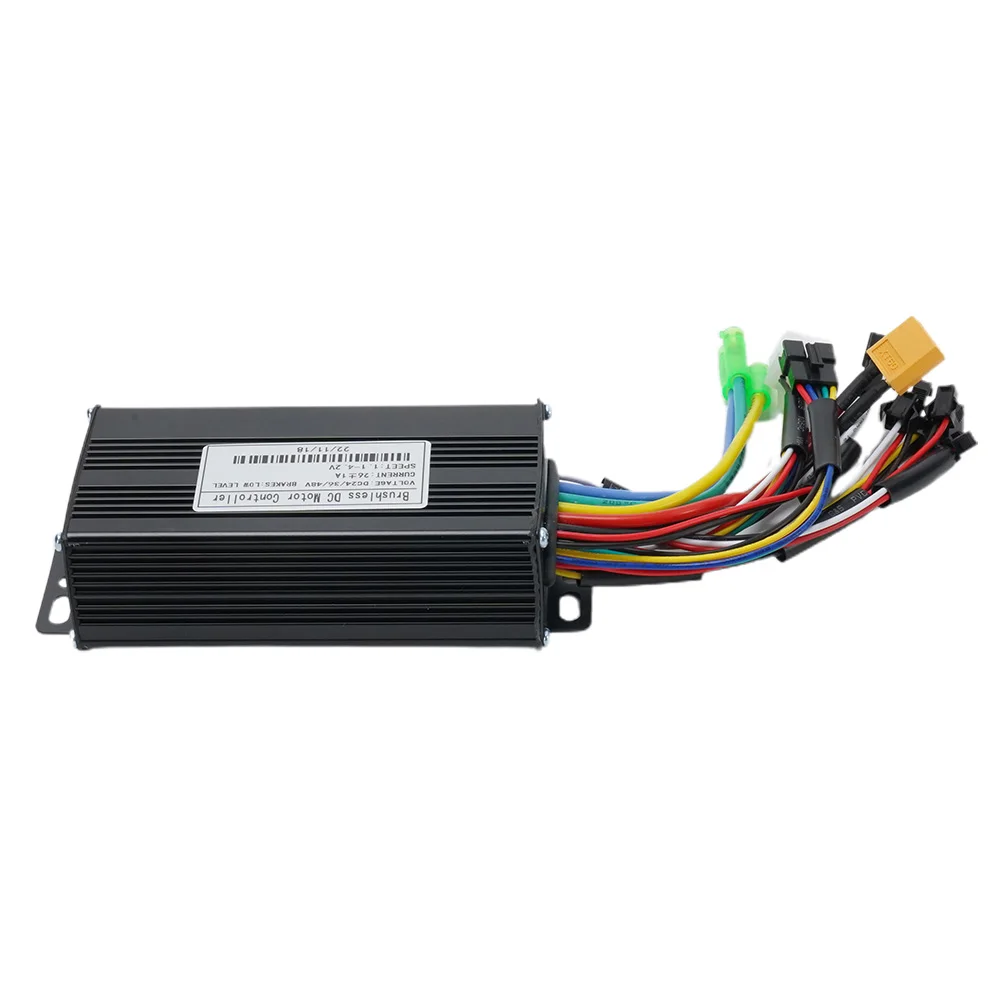 Надежная производительность, JN 3648V Ebike Sine Wave 26A 500750W SM бесщеточный контроллер, идеально подходит для электрических скутеров и электробайков
Надежная производительность, JN 3648V Ebike Sine Wave 26A 500750W SM бесщеточный контроллер, идеально подходит для электрических скутеров и электробайков
