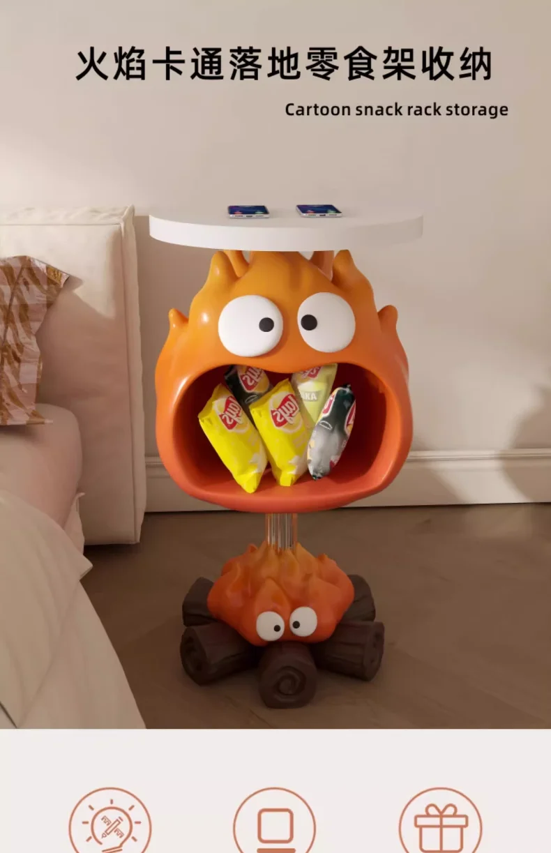 Creative Light Luxury Flame Snack Rack Ornaments, Sculpture Decorations Next To The Sofa in The Living Room, Home Furniture Gift Creative Light Luxury Flame Snack Rack Ornaments, Sculpture Decorations Next To The Sofa in The Living Room, Home Furniture Gift