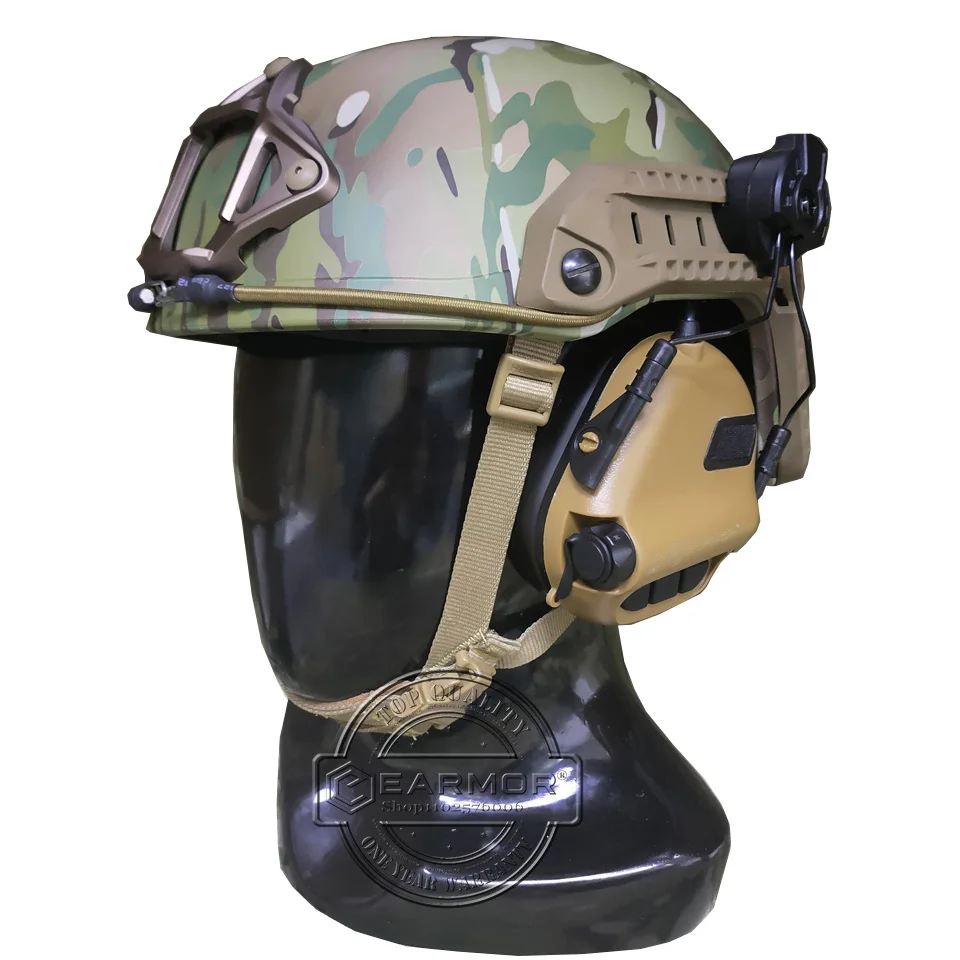 Наушники EARMOR M31H MOD3, Военная Тактическая гарнитура с шумоподавлением и защитой слуха, коричневый цвет
Наушники EARMOR M31H MOD3, Военная Тактическая гарнитура с шумоподавлением и защитой слуха, коричневый цвет