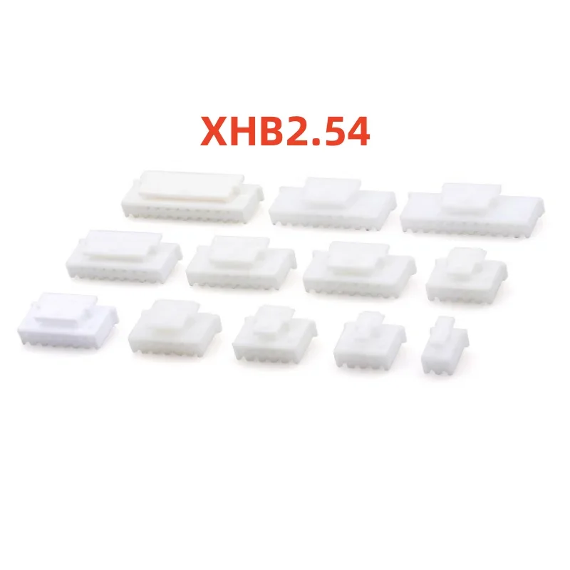 20Pcs XHB2.54 connectors male plug plastic shell Housing with buckle 2.54mm 2P 3 4 5 6 7 8 9 10PIN Insert Shell
20Pcs XHB2.54 connectors male plug plastic shell Housing with buckle 2.54mm 2P 3 4 5 6 7 8 9 10PIN Insert Shell
