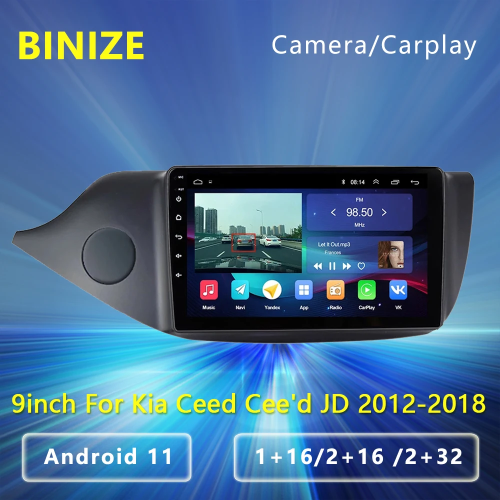 2 Din Carplay Android AUTO Car Radio For Kia Ceed Cee'd JD 2012-2018 9'' Car Stereo Multimedia Video Player 2din Navigation GPS
2 Din Carplay Android AUTO Car Radio For Kia Ceed Cee'd JD 2012-2018 9'' Car Stereo Multimedia Video Player 2din Navigation GPS