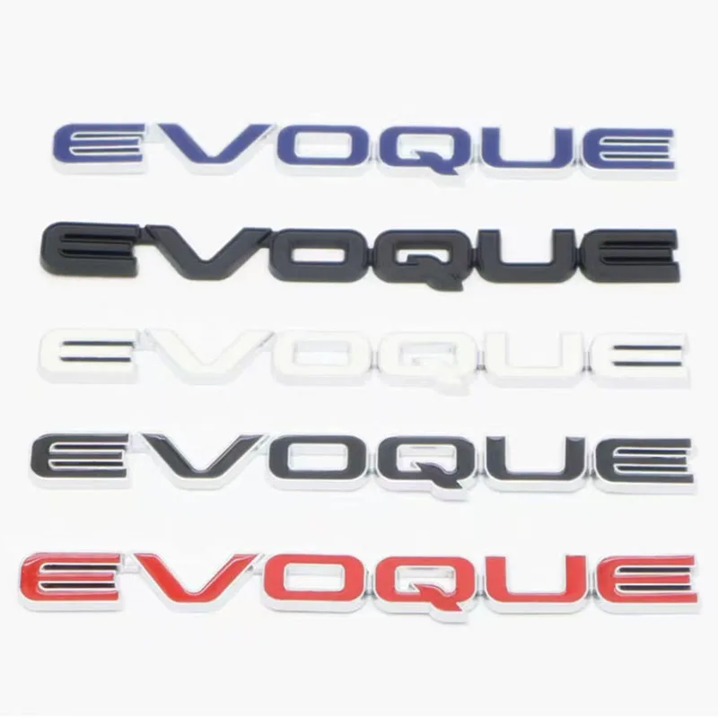 3D Car Metal EVOQUE Emblem Black White Red Logo Fender Badge Trunk Decal for Land Rover Range Rover Rear Bumper Sport EVOQUE
3D Car Metal EVOQUE Emblem Black White Red Logo Fender Badge Trunk Decal for Land Rover Range Rover Rear Bumper Sport EVOQUE
