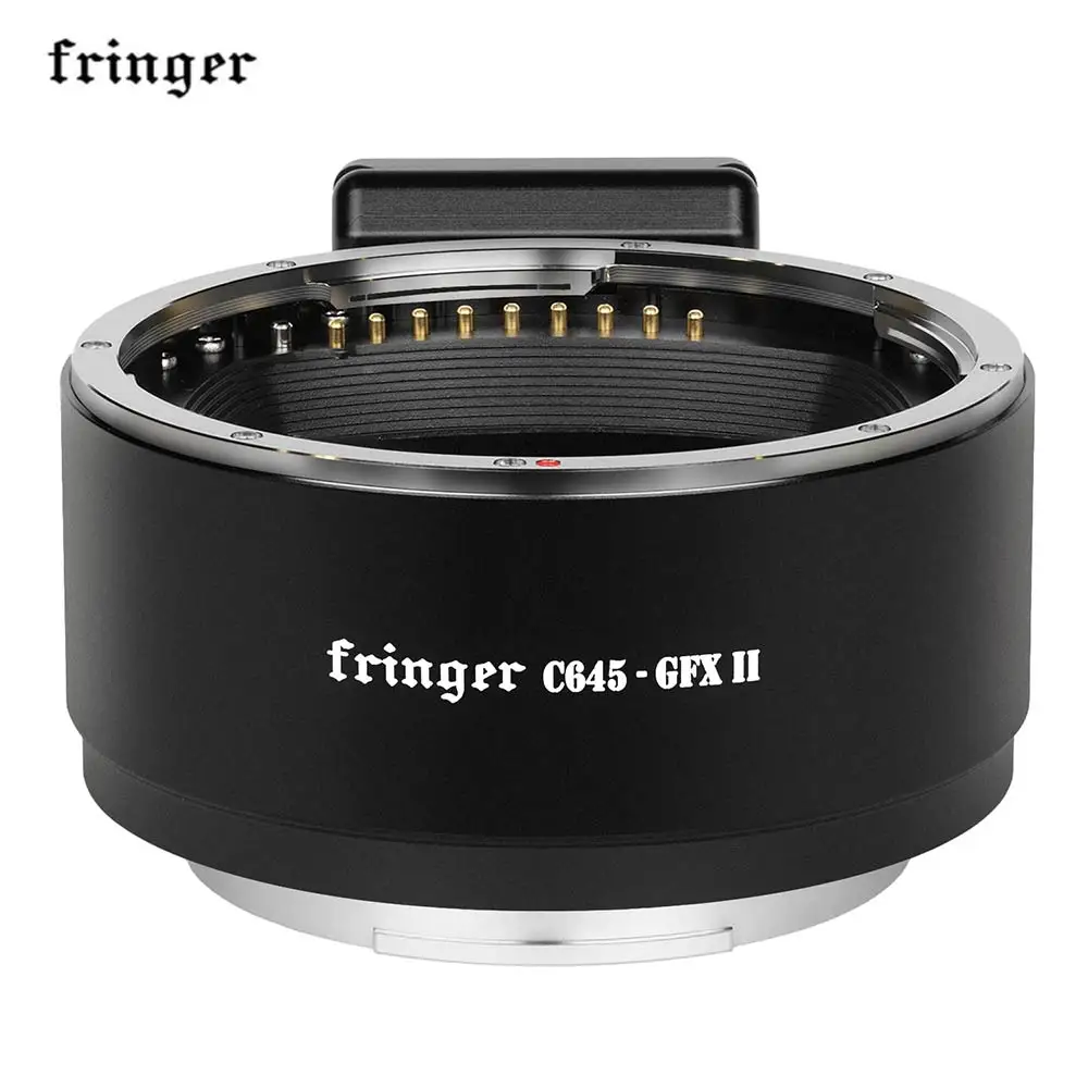 

Fringer C645-GFX II AutoFocus Lens Adapter Ring for Contax 645 Lenses to Fuji GFX100/100S/GFX50S/50R/50S II Cameras Adapter