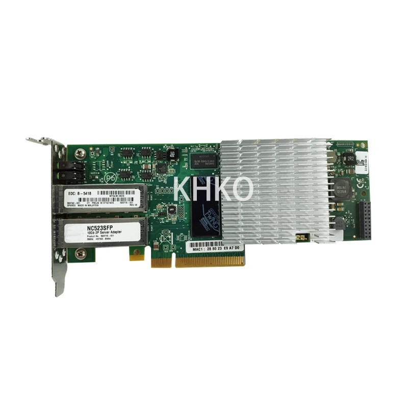 Оригинальная оптоволоконная сетевая карта 593742-001 593715-001 NC523SFP QLE3242 с двумя портами 10 Гб SFP + сетевой адаптер Ethernet
Оригинальная оптоволоконная сетевая карта 593742-001 593715-001 NC523SFP QLE3242 с двумя портами 10 Гб SFP + сетевой адаптер Ethernet