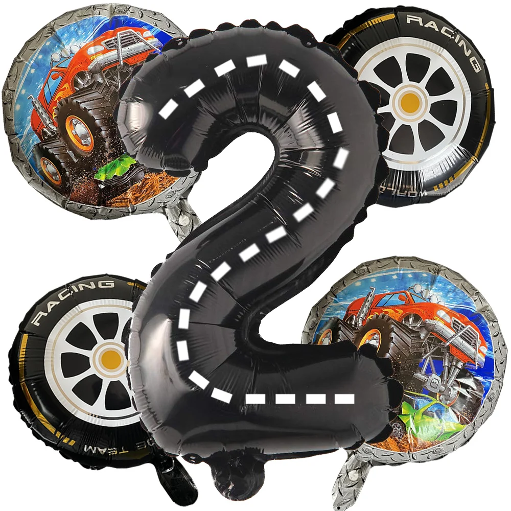 5Pcs Race Car Theme Birthday Decor 32Inch Number Balloons 2 67 8 Kids Birthday Gifts Racing Car Wheel Balloon Car Party Supplies
5Pcs Race Car Theme Birthday Decor 32Inch Number Balloons 2 67 8 Kids Birthday Gifts Racing Car Wheel Balloon Car Party Supplies