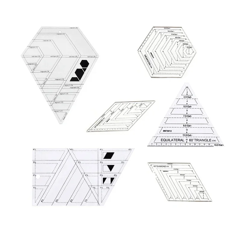 1PC DIY Hand Tool Patchwork Ruler Triangle Multiple Shape Tailor Yardstick Cloth Cutting Rulers Sewing Arts Craft Sewing Tools
1PC DIY Hand Tool Patchwork Ruler Triangle Multiple Shape Tailor Yardstick Cloth Cutting Rulers Sewing Arts Craft Sewing Tools