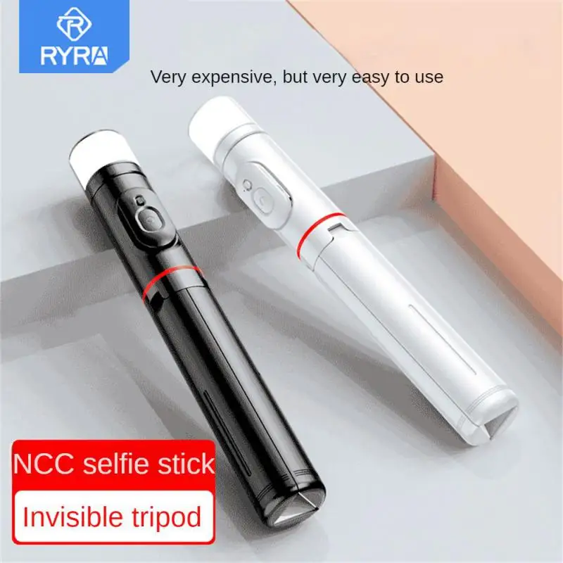 RYRA Foldable Wireless Bluetooth Selfie Stick Telescopic Holder Tripod With Fill Light Aluminum Alloy Selfie Stick For Cellphone
RYRA Foldable Wireless Bluetooth Selfie Stick Telescopic Holder Tripod With Fill Light Aluminum Alloy Selfie Stick For Cellphone