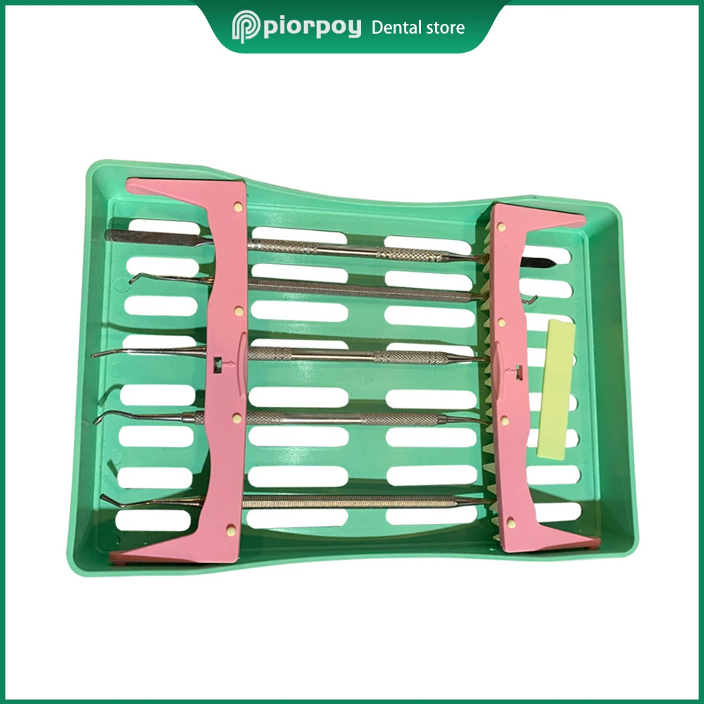 

PIORPOY Plastic Dental Sterilization Cassettes Rack For 10 Instruments Dentistry Organizers Box Autoclave Odontologia Tools