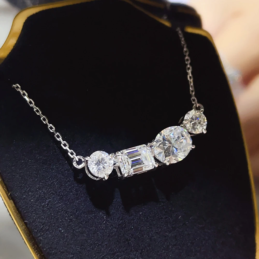 D Color Moissanite Pendant Necklace for Women 100% S925 Sterling Silver Plated 18K Lab Diamond Neck Chain Jewelry 4 Mallzona S8523ce970896406d9c04a638dd765926O D Color Moissanite Pendant Necklace for Women 100% S925 Sterling Silver Plated 18K Lab Diamond Neck Chain Jewelry Mallzona