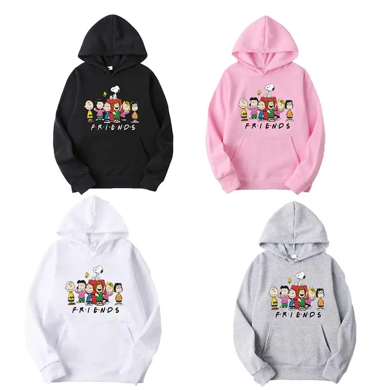 Пуловер Snoopy с логотипом друзей из мультфильма, Женский пуловер, весна-осень, Мужская Толстовка Оверсайз 2024, Повседневная Толстовка для пар, одежда, топы
Пуловер Snoopy с логотипом друзей из мультфильма, Женский пуловер, весна-осень, Мужская Толстовка Оверсайз 2024, Повседневная Толстовка для пар, одежда, топы