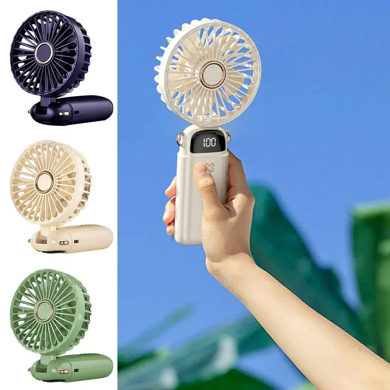 Portable Fan USB Handheld Fan With LED Power Display 90 Degree Foldable 5 Speeds Quiet Mini Fan For Girls Women Home Travel Use
Portable Fan USB Handheld Fan With LED Power Display 90 Degree Foldable 5 Speeds Quiet Mini Fan For Girls Women Home Travel Use