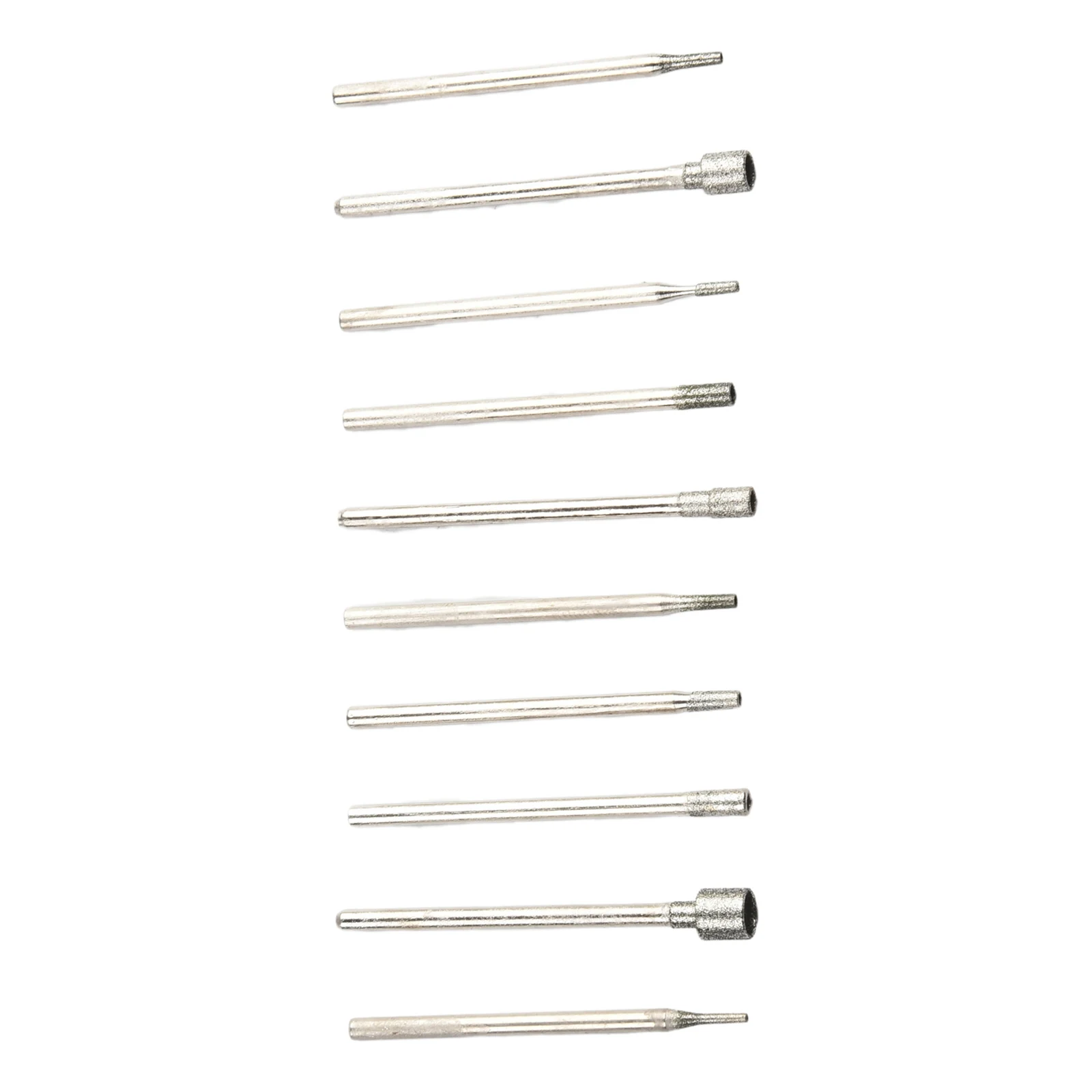 10Pcs Set 0.8-5mm 2.35mm Shank Diamond Burr Core Bits Grinding For Jade Glass Engraving Hole Head Rotary Tool In Stock Dropship
10Pcs Set 0.8-5mm 2.35mm Shank Diamond Burr Core Bits Grinding For Jade Glass Engraving Hole Head Rotary Tool In Stock Dropship