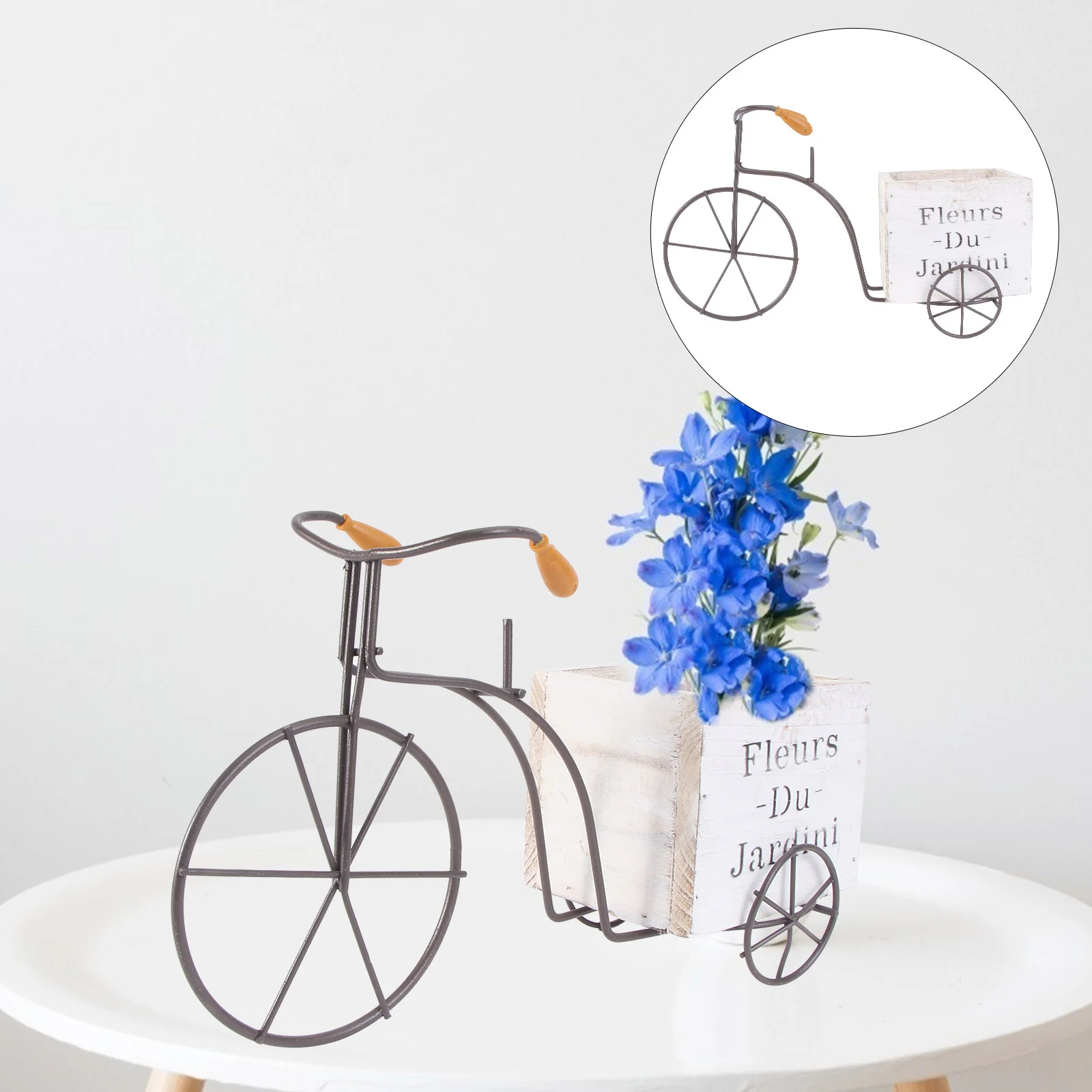 Chic Handy Useful Flower Pot Plant Pot Macetas Garden Accessories Wooden Bicycle Design Ornament For Home Flower Garden
Chic Handy Useful Flower Pot Plant Pot Macetas Garden Accessories Wooden Bicycle Design Ornament For Home Flower Garden