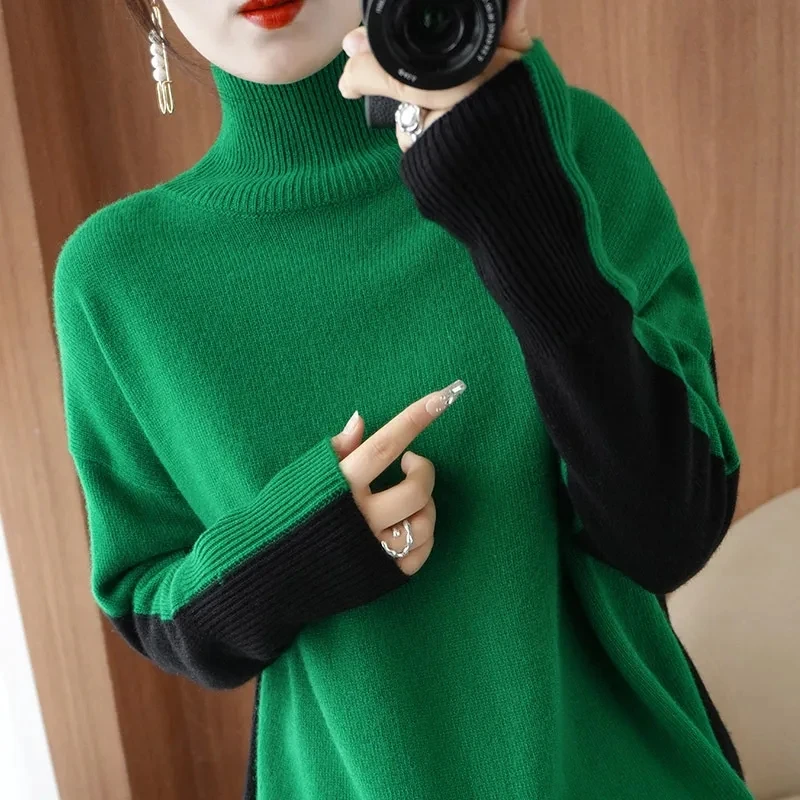 Fashion Turtleneck Soft Knitted Sweaters Women Clothes 2022 Autumn Winter New Pullovers Korean Sweaters Female Jumper Pull
Fashion Turtleneck Soft Knitted Sweaters Women Clothes 2022 Autumn Winter New Pullovers Korean Sweaters Female Jumper Pull