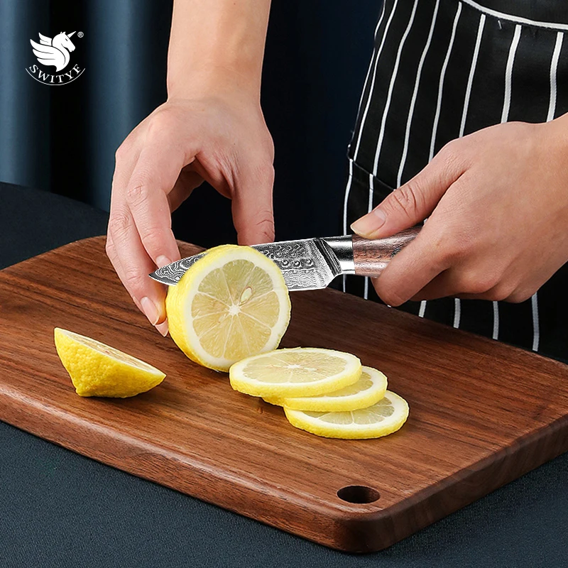 SWITYF 3.5 Inch Paring Knife Food Fruit Vegetable Peeling Knife Damascus Steel Professional Japanese Kitchen Knife Cooking Tools
SWITYF 3.5 Inch Paring Knife Food Fruit Vegetable Peeling Knife Damascus Steel Professional Japanese Kitchen Knife Cooking Tools