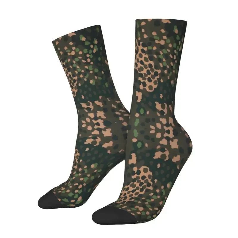 

Cool Erbsenmuster Pea Dot German Camo Socks Men Women 3D Printing Military Army Camouflage Sports Basketball Socks