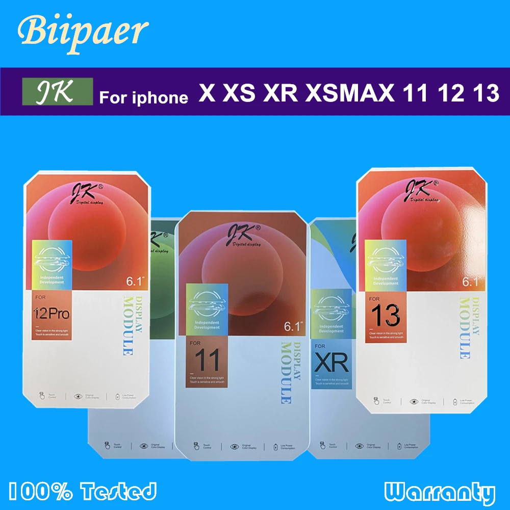 

ЖК-дисплей JK Incell OLED Pantalla для iphoneX XS ЖК-дисплей дигитайзер для iPhone X XSMAX 11 Pro 12 Pro 13 14 14Plus