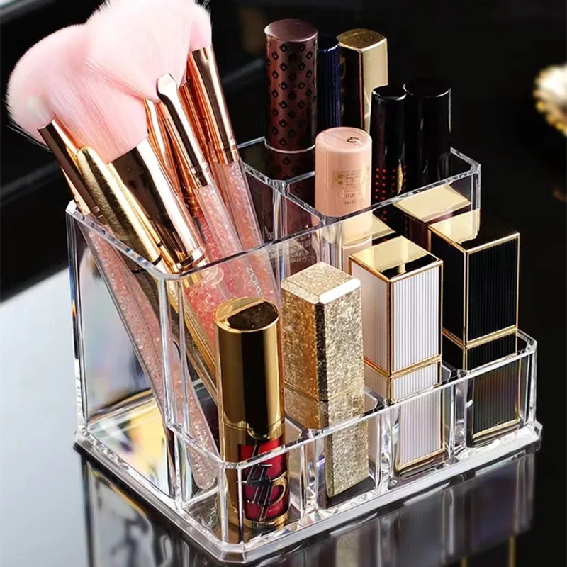 Transparent Acrylic Lipstick Makeup Brush Holder Nail Polish Display Holder Cosmetic perfume Jewelry Desktop Storage Box
Transparent Acrylic Lipstick Makeup Brush Holder Nail Polish Display Holder Cosmetic perfume Jewelry Desktop Storage Box