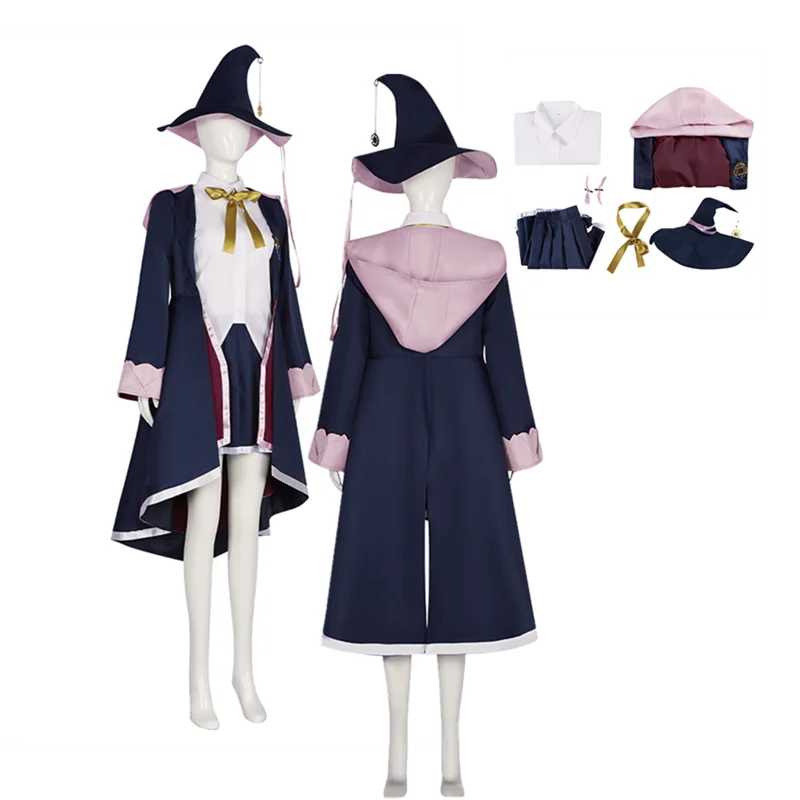 Elaina/Ashen Witch Косплей Костюм Аниме блузка женская юбка платье шляпа наряды Хэллоуин Карнавал женский костюм
Elaina/Ashen Witch Косплей Костюм Аниме блузка женская юбка платье шляпа наряды Хэллоуин Карнавал женский костюм