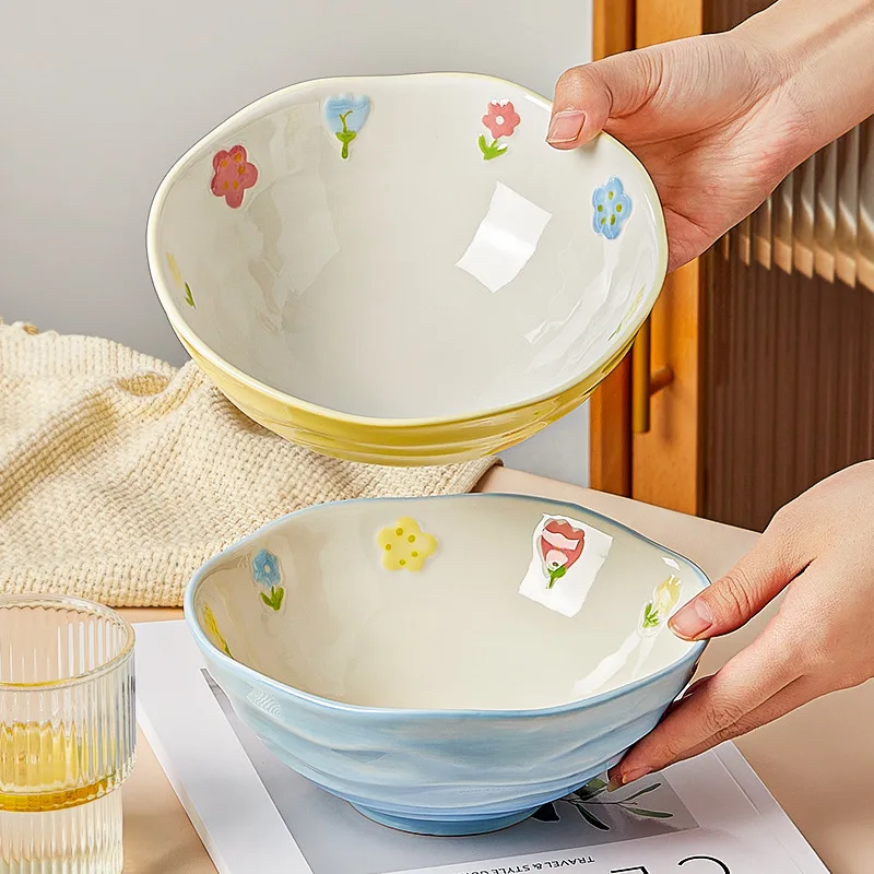 8 inch ceramic noodle soup bowl hat Lamian Noodles bowl household 2023 new snail powder bowl 7 inch soup bowl tableware.
8 inch ceramic noodle soup bowl hat Lamian Noodles bowl household 2023 new snail powder bowl 7 inch soup bowl tableware.