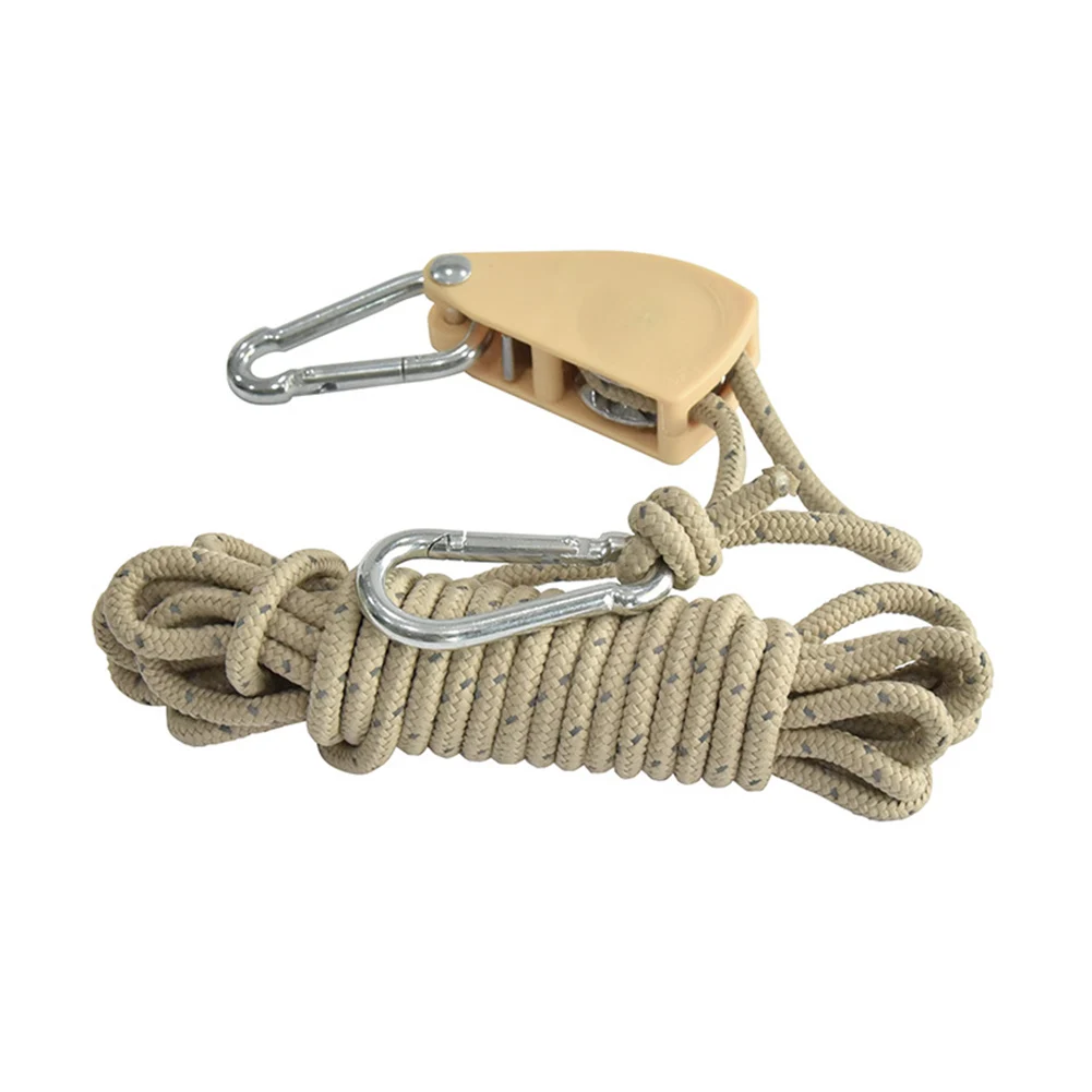 Pulley Fixing Tent Pull Rope Hot Sale Light Yellow Pulley Fixed Quick Adjuster Pulleys Ratchet Hangers High Quality
Pulley Fixing Tent Pull Rope Hot Sale Light Yellow Pulley Fixed Quick Adjuster Pulleys Ratchet Hangers High Quality