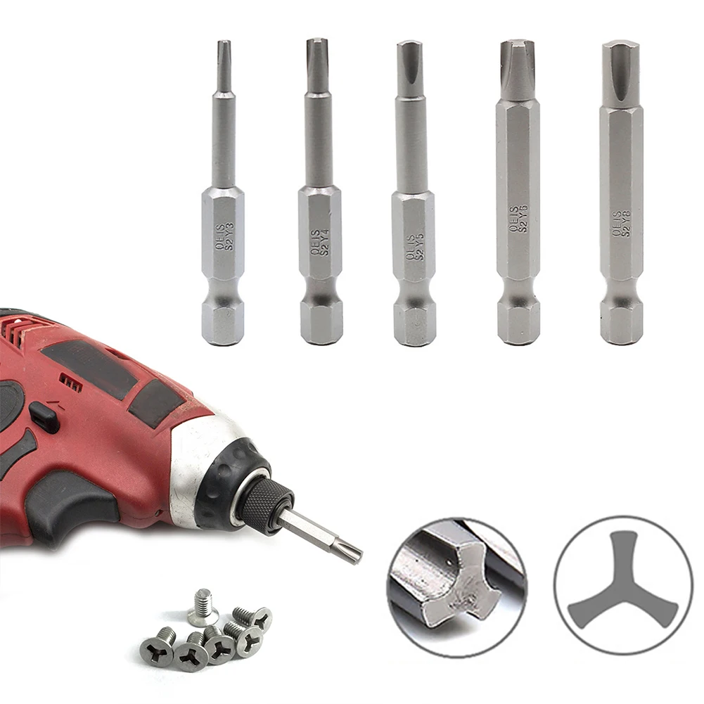 High Quality Screwdriver Bits Hand Tools 50mm 5Pcs/Set Grey Hex Shank Screwdriver Bits Y Shaped Y3/Y4/Y5/Y6/Y8
High Quality Screwdriver Bits Hand Tools 50mm 5Pcs/Set Grey Hex Shank Screwdriver Bits Y Shaped Y3/Y4/Y5/Y6/Y8