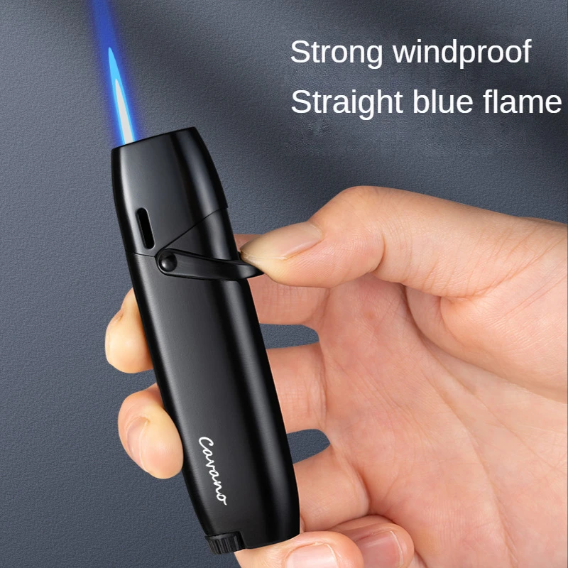 

Butane Gas Torch Cigarette Lighter Smoke Mini Smoking Accessories Flame Windproof Inflatable Refill Lighters Cool Gifts For Men