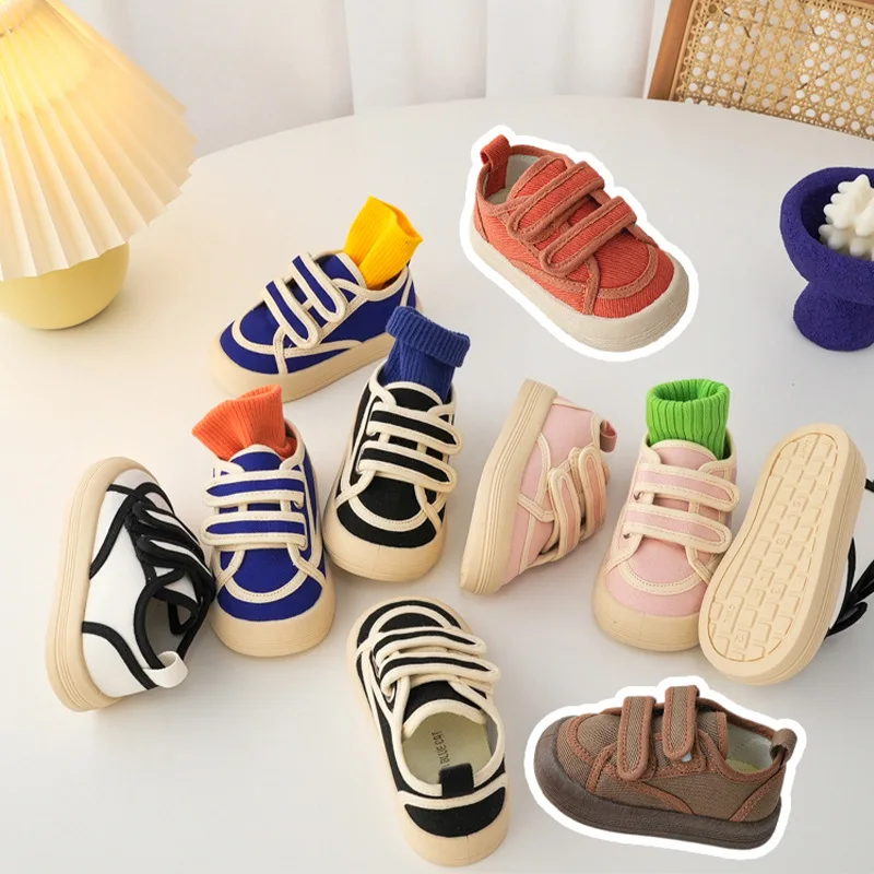 Autumn Winter Candy Color Kids Casual Canvas Shoes 1-6 Years Old Toddler Shoes Kindergarten Boys Girls Sports Shoes Fleece Inner
Autumn Winter Candy Color Kids Casual Canvas Shoes 1-6 Years Old Toddler Shoes Kindergarten Boys Girls Sports Shoes Fleece Inner