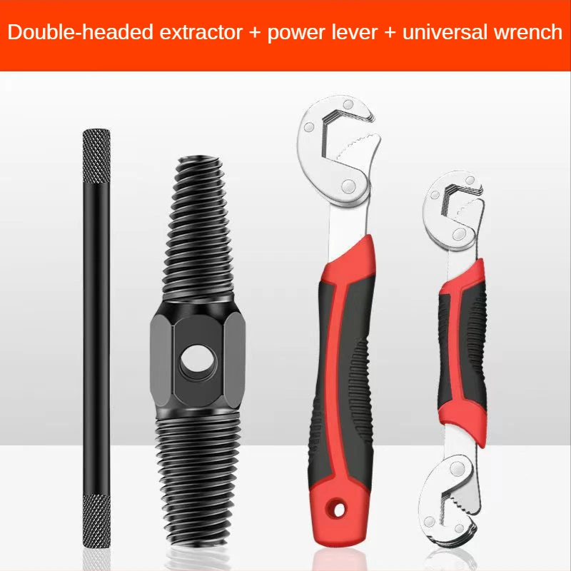 Universal wrench tool Multi-functional flapper pipe pliers Universal open-end wrench Fast Automatic Adjustable Activity Wrench
Universal wrench tool Multi-functional flapper pipe pliers Universal open-end wrench Fast Automatic Adjustable Activity Wrench