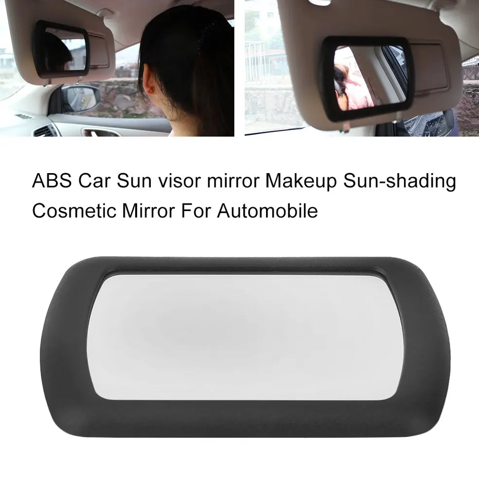 

Новое Автомобильное Зеркало из АБС-пластика с солнцезащитным козырьком, косметическое зеркало для макияжа, отличное автомобильное зеркало для макияжа