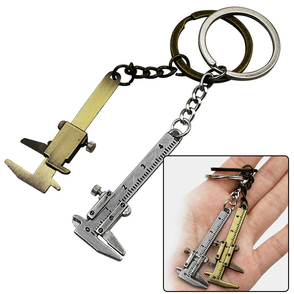 Car Keychain Portable Mini Vernier Caliper 0-40mm Measuring Tool Keychain Universal Zinc Alloy Car Bag KeyRing Combination-Tool
Car Keychain Portable Mini Vernier Caliper 0-40mm Measuring Tool Keychain Universal Zinc Alloy Car Bag KeyRing Combination-Tool
