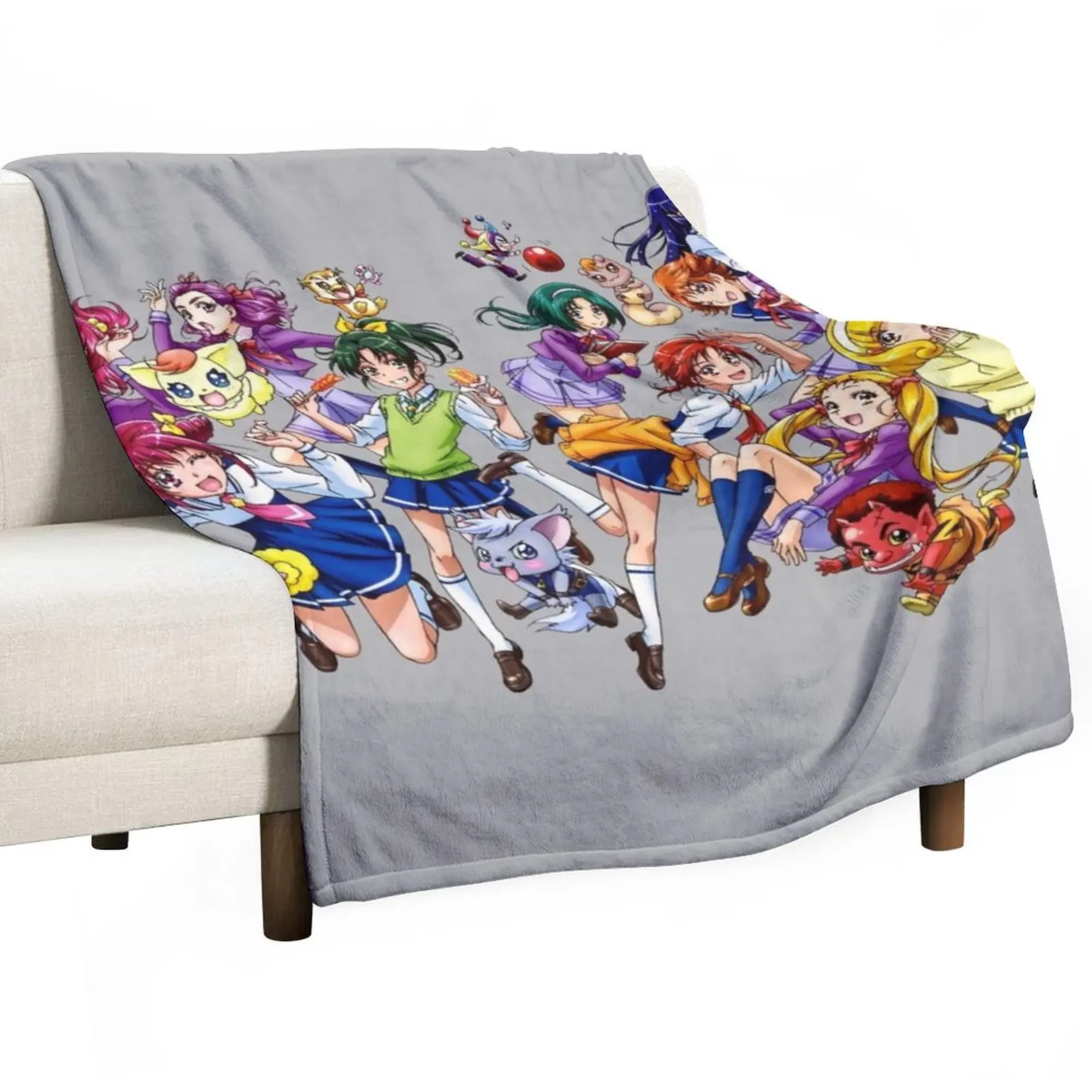 

Pretty Cure All Stars Reika Aoki Miyuki Hoshizora Toei Animation Throw Blanket Blankets For Baby Winter beds Large Baby Blankets