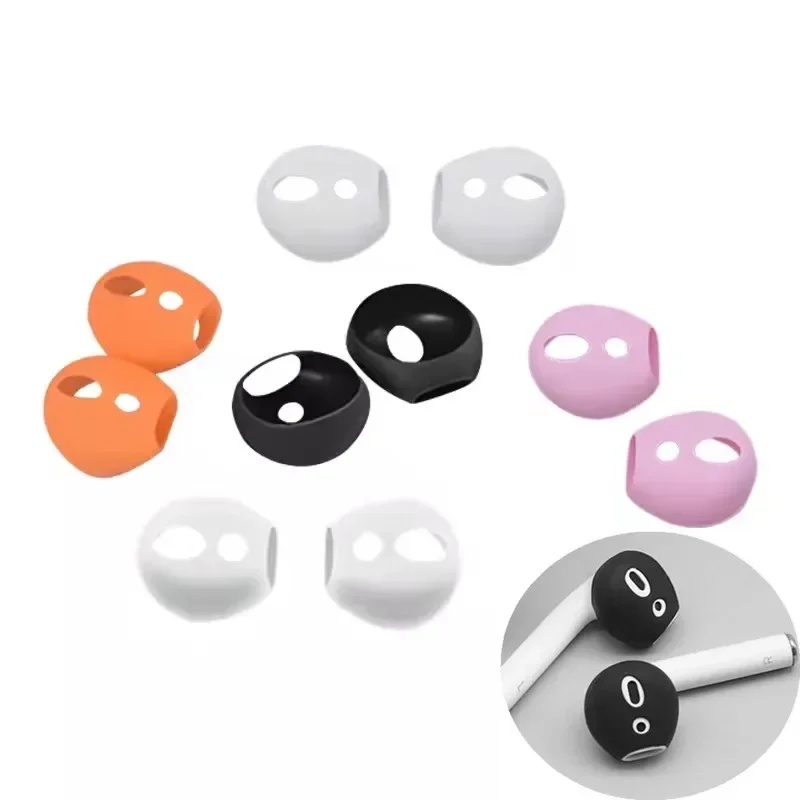 

1 Pair for Apple Airpods Pro 1/ 2 Ear Tips Replacement Ear Pads Ultrathin Silicone Earbuds Covers for Air Pods Earphone Case